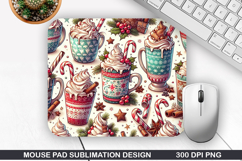 Christmas Mouse Pad Sublimation, Christmas Mouse Pad PNG Product Image 1