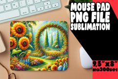 BRIGHT MOUSE PAD SUBLIMATION STYLE, Flower Product Image 1