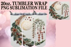 Christmas Elegance Tumbler Sublimation Product Image 1