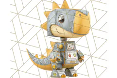 Dinosaur Costume Clipart, Cute Dinos in Halloween Outfits Product Image 4