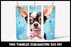 Chihuahua Dog Tumbler Sublimation I Dog Tumbler Product Image 1