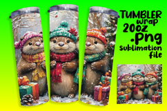 CUSTOM 20oz Tumbler Design for DIY , Cute Xmas Product Image 1