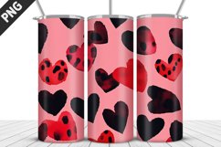 Lovely Hearts Tumbler Design | Valentine&#039;s Day Tumbler Wrap Product Image 5