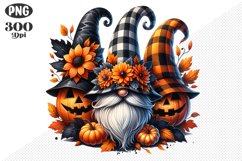 Halloween Gnomes Sublimation - Clipart PNG Design Product Image 1
