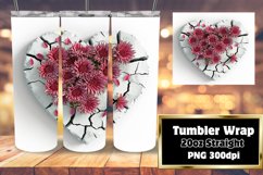 Chic Petal Affection Tumbler Product Image 1