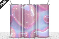 Valentines Love Skinny Tumbler PNG Wrap| Valentines Tumbler Product Image 5