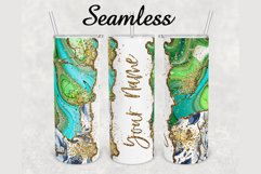Watercolor Glitter Agate 20oz sublimation design tumbler Product Image 1