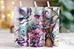 Halloween Witch Tumbler Wrap | Sublimation | Tumblers Product Image 1