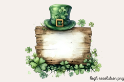 St Patricks Day Signs Clipart PNG Product Image 1