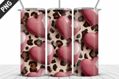 Valentines Love Skinny Tumbler PNG Wrap| Valentines Tumbler Product Image 5