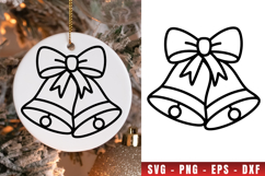 Christmas icon svg, icon png clipart, christmas outline svg Product Image 1