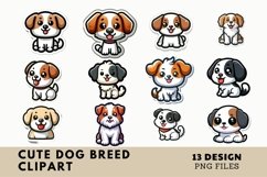 Cute Dog Breed Clipart Product Image 2