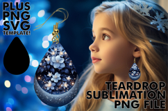 Chic Teardrop Earrings PNG Magic, Leopard Prints Product Image 1