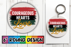 Enchanted Car Coaster Circle PNG, Juneteenth Product Image 1