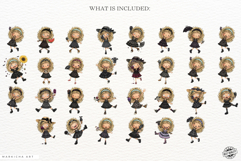 Summer Gothic Girl Clipart Product Image 4