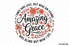 Amazing grace Svg | Quotes Svg | Svg Cut Files Product Image 1