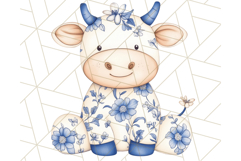Cute Stuffed Animal Clipart, Chinoiserie Nursery Decor Png Product Image 4