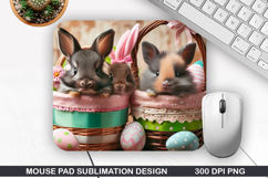Hamsters Mouse Pad Sublimation, Animals Mouse Pad PNG Design Product Image 1
