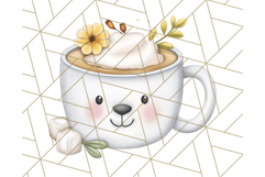 Cute Arctic Animal Clipart PNG, Cute Winter Animals Png Product Image 4