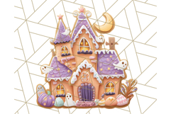 Haunted Sweet Shoppe PNG Clipart, Pastel Halloween Bakery Product Image 4