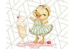 Sock Hop Animal Dance Party PNG Clipart, Cute Retro 1950s Product Image 4