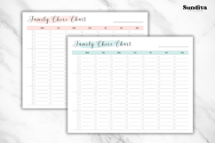 Family Chore Chart Canva Template 4 Product Image 3