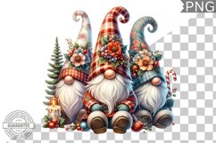 Christmas Gnome Sublimation - Clipart PNG Design Product Image 1