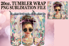 Cozy Gifts 20oz tumbler wrap, Woman Product Image 1