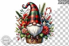 Christmas Gnome Sublimation - Clipart PNG Design Product Image 1