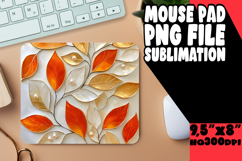 TIMELESS DESK PAD FUN PNG, 3D Flower Product Image 1