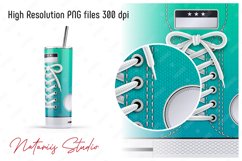Monogram Sneaker patterns for 20oz SKINNY TUMBLER. Product Image 4