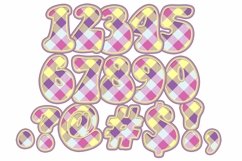 Easter Sublimation Alphabet Clipart Printable Lettering Set Product Image 6