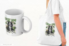 St Patrick Day Dog Png Sublimation - Cute St patrick Dog Product Image 2