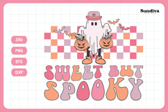 Funny Halloween Toddler Shirt Quote SVG | Sweet But Spooky Product Image 3