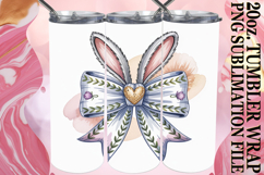 HAPPY ADVENTURES 20oz TUMBLER WRAP, Easter Bow Product Image 1