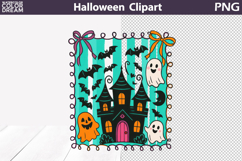 Haunted House PNG | Cute Halloween Clipart Product Image 1