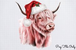 Retro Pink Christmas Sublimation Clipart PNG Product Image 1