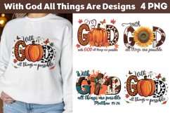 With God All Things Are Possible PNG Product Image 1