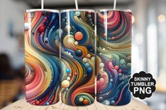 Closeup of Abstract Tumbler Warp - Tumbler PNG Design Product Image 1