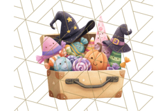 Halloween Costume Parade Clipart PNG with Monsters Clip Art Product Image 4
