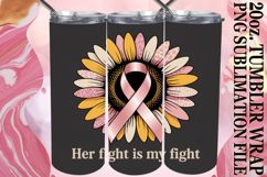 BRIGHT ADVENTURES 20oz TUMBLER WRAP, Breast Cancer Product Image 1