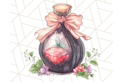 Gothic Fairy &amp; Potion Clipart, Dark Fantasy PNG Printable Product Image 4