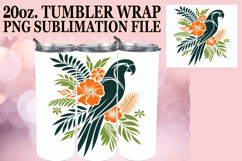 Inspiring vibes 20oz tumbler wrap, Flower Animals Product Image 1