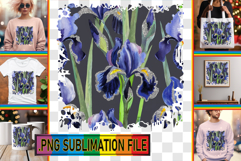 Timeless TOTE BAG Designs PNG, Flower Pattern Product Image 1