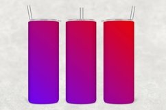 Ombre Gradient Tumbler Wrap Sublimation Product Image 1