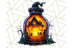 Bright Halloween Potion Bottle PNG Clipart, Holiday Elements Product Image 4