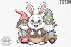 Easter Bunny Gnome Sublimation - Clipart PNG Bundle Product Image 12
