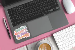 Motivational Quote Sticker SVG | There's Beauty Product Image 3