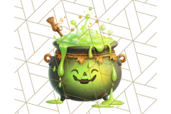 Hocus Pocus Potion Lab Clipart PNG Halloween Clip Art Product Image 4