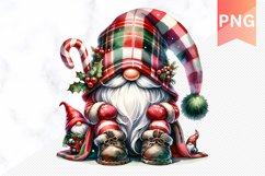 Christmas Gnome Sublimation - Clipart PNG Bundle Product Image 7
